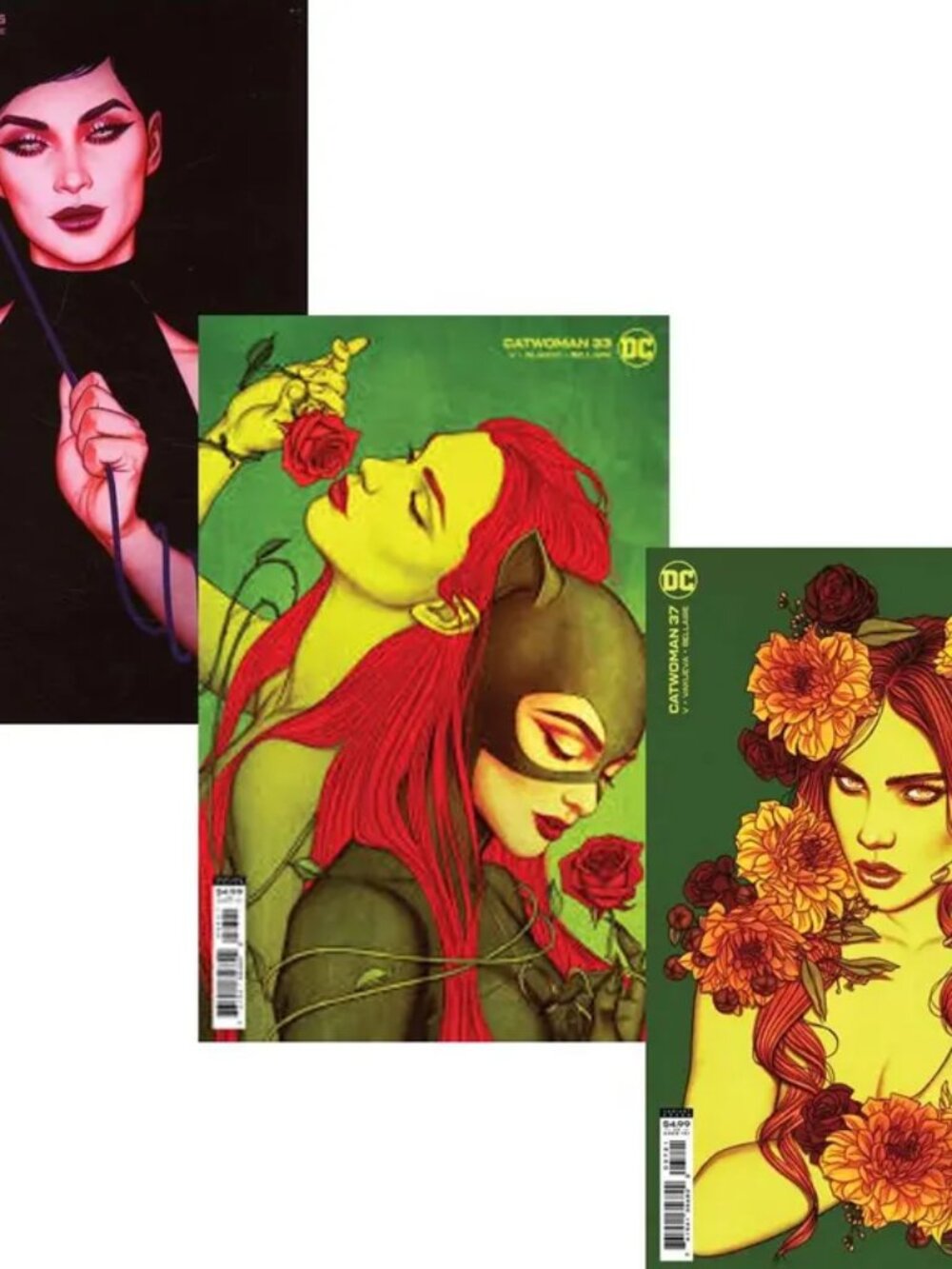 2021 DC Comics Catwoman Jenny Frison Variants #33 #35 & #37